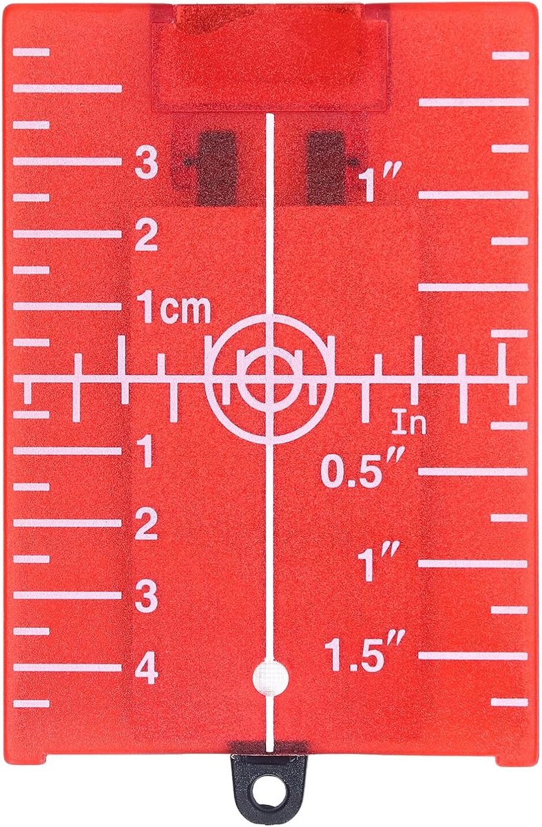 Magnetic Laser Target Plate, Guide Plate with Stand for Green/Red Beam Laser Level Laser Targets Magnetic Floor Laser - ShopVlot