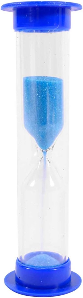SnelShoppen - Hourglass Eierwekker Tandborstel Timer voor Kinderen - 2 Minuten Timer - Blauw - Mondverzorging voor 1-60 Jaar