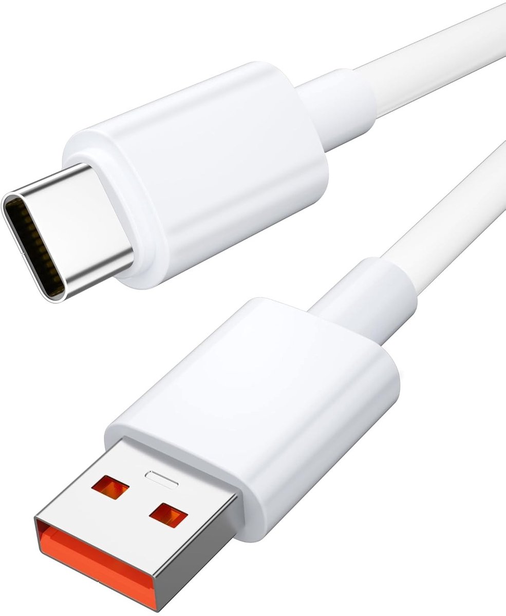 USB C Oplaadkabel 8A 1M voor Snelladen en Synchroniseren met iPhone en Samsung Smartphones