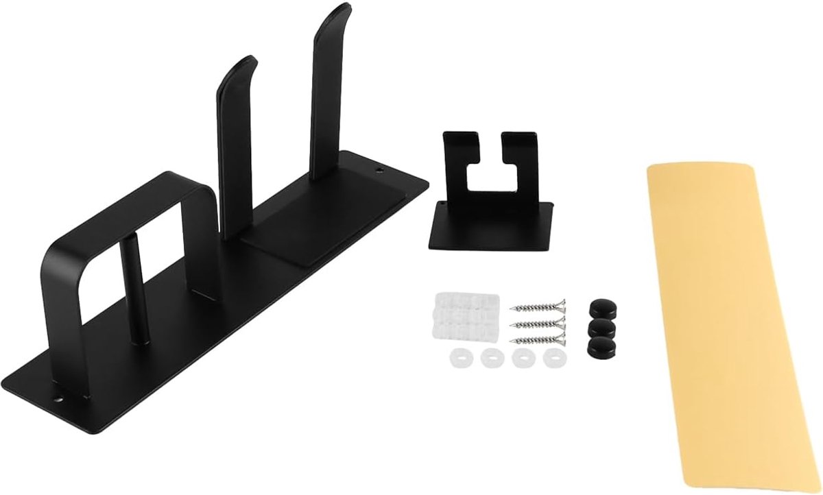 SnelShoppen - Hair Dryer Holder RVS Haardrogerhouder Wandmontage Haarstyler Organizer Zelfklevend Inbouw voor Badkamer Keuken