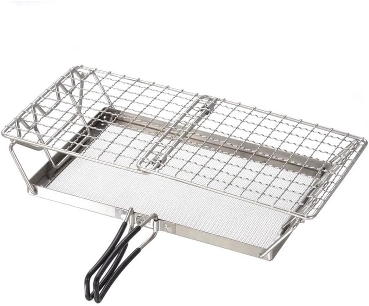 SnelShoppen - Camping Toaster voor Gasfornuis, Rvs Toaster met Vouwhandvat, Voor 2 Plakken Brood, Ideaal voor Kamperen, Hiking, Picknick