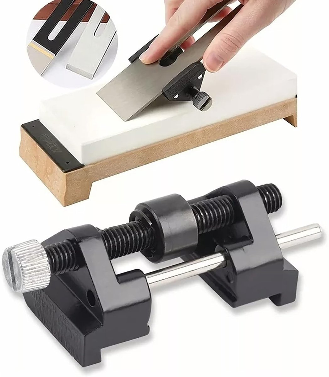 SnelShoppen - Professionele slijpgereedschapset voor houtbewerking met precisiehoeksjabloon, chisel met klem en hoogwaardige materialen, ideaal voor t