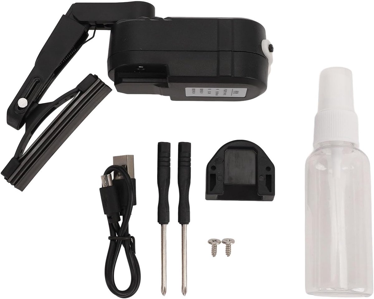 Motorcycle Helmet Windshield Wiper Rechargeable 2 Speed Switch Water Windshield Wiper for Motorcycle Visor 800mAh - ShopVlot