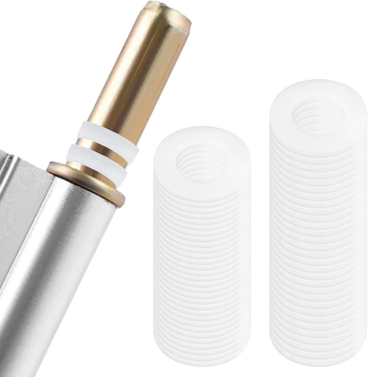 60 Pieces Washers, Room Doors, Nylon Washers, Plastic Door Hinges for House Doors, Thickness 0.5 mm and 1.2 mm - ShopVlot