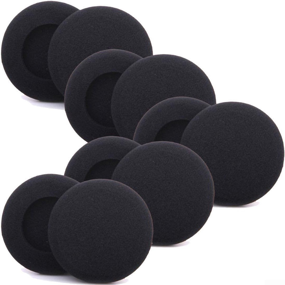 SnelShoppen - Headset Oorkussens 1 Paar Comfortabele Schuimkussens voor Hoofdtelefoons (4CM) - Zacht, Duurzaam, Geschikt voor Langdurig Gebruik