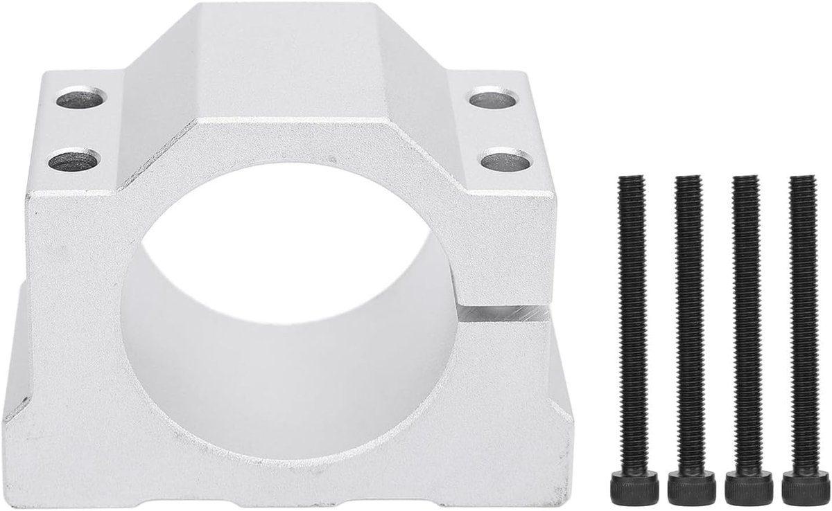 SnelShoppen - Spindle Clamp Motor Beugel 45mm Aluminium Steun CNC Router Vervangingsonderdelen - Sterk en Duurzaam