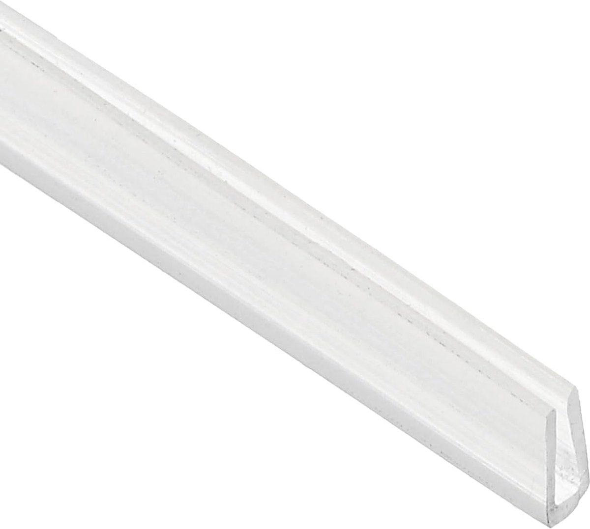SnelShoppen - U-Kanaal Randbescherming 4M Rubber Afwerking Strip voor Panelen en Autodeuren - 7x1x4mm, Dichtheid 2mm, Transparant Siliconen Rubber