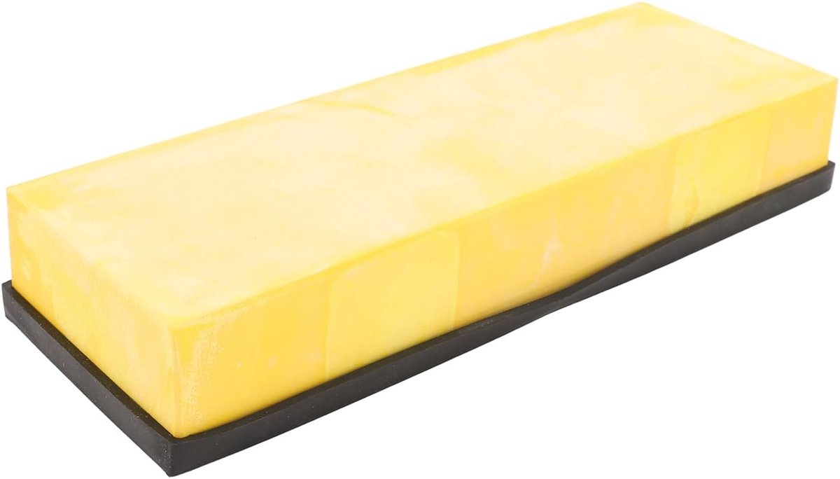 SnelShoppen - Mes Slijpsteen, Aluminium Oxide Micropoeder Slijper met Antislip Basis, Slijpsteen, Vlakke Steen, Hoekgids, Leren Band (5000 Korrels)