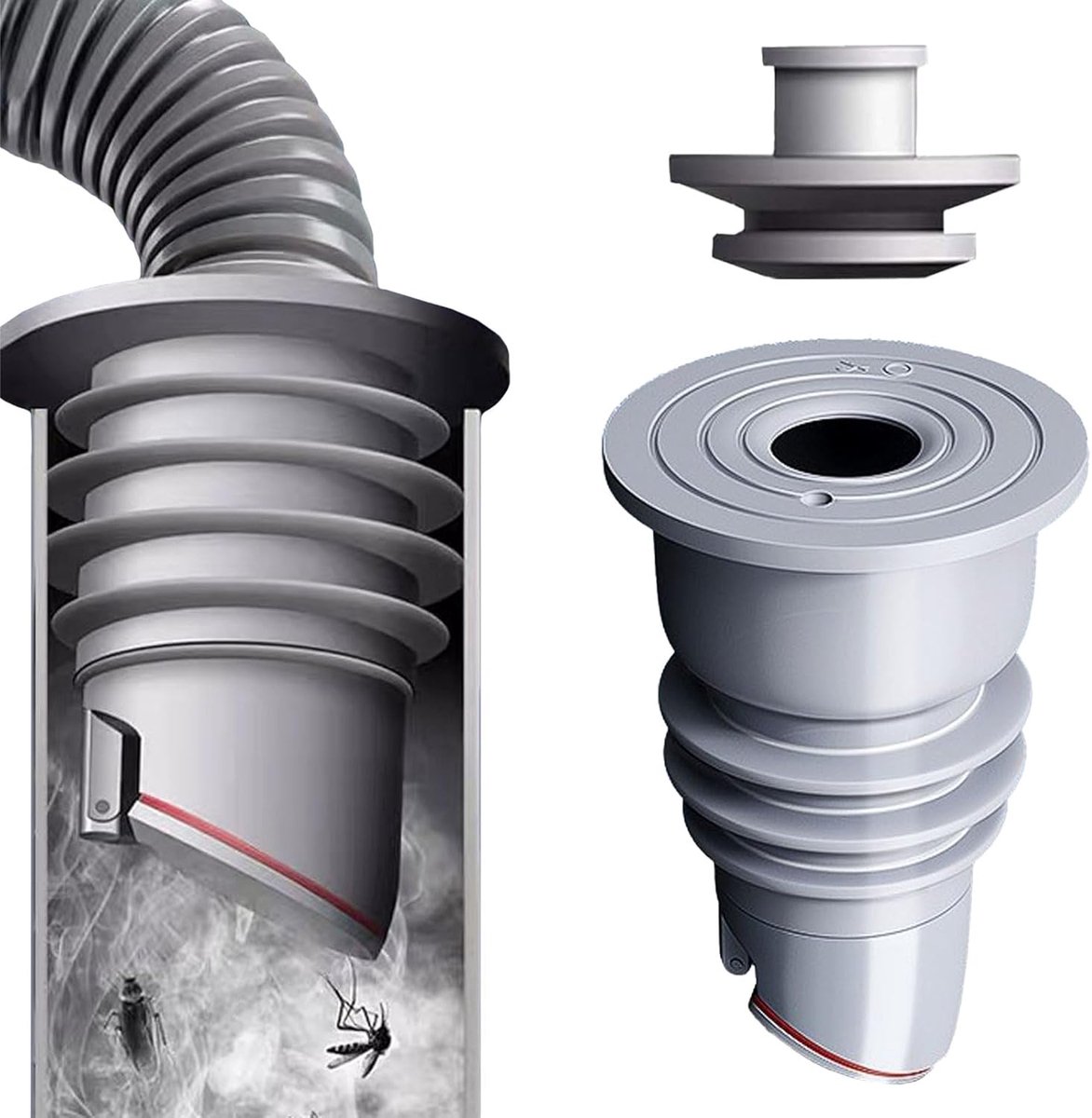 SnelShoppen - Afvoerkraan Wasmachine Afvoerplug - Duurzaam Siliconen Materialen - Hoge Temperatuur Weerstand - Anti-Veroudering - Perfecte Aanpassing