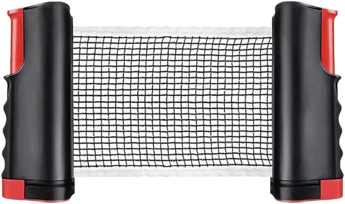 SnelShoppen - 165cm Opvouwbaar Tafeltennisnet, Draagbaar Tafeltennistafel, Vervangende Klembeugel voor Tafeltennistafel, Desk, Thuis, Keuken of Eetkam