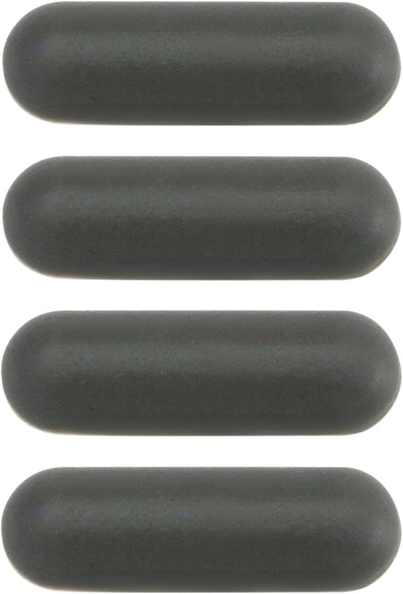 SnelShoppen - Pack van 4 Rubber Voetjes voor Laptop Antislip Computer Mat Geschikt voor HP840G5, G6, 745, 830, 735, 17x5mm, Grijs (2 x Voorste Voetjes