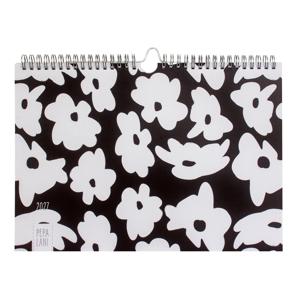 Pepa Lani Family Planner 2027 Zwart Wit Flowerbomb