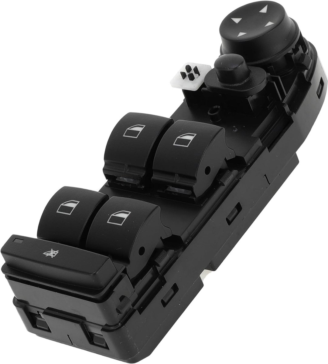 SnelShoppen - Power Window Switch Voor BMW 528i 2008-2010, Controle Schakelaar, Raambediening, Kunststof, Grijs, Geschikt Voor Diverse BMW Modellen