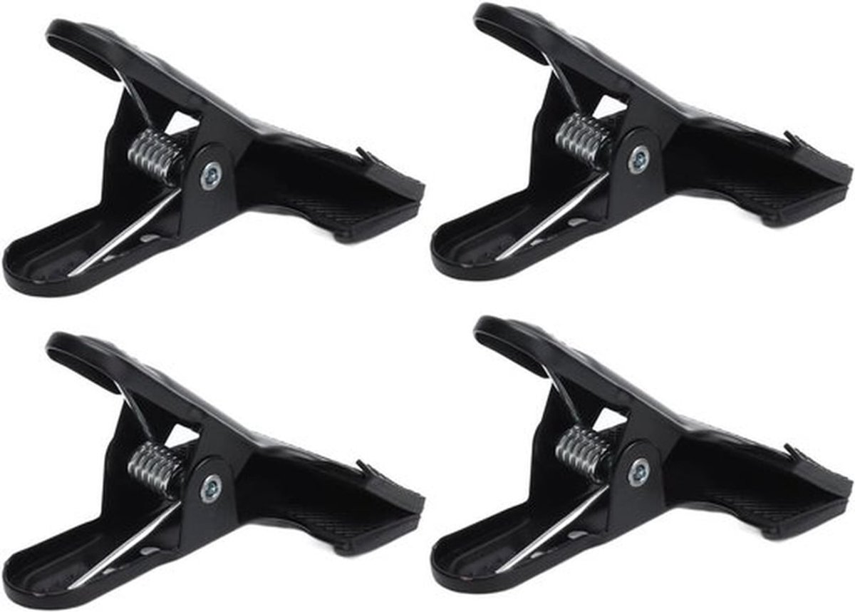 Zware metalen klemmen met brede opening voor houtbewerking en fotografie, antislip A-clips voor veelzijdig gebruik