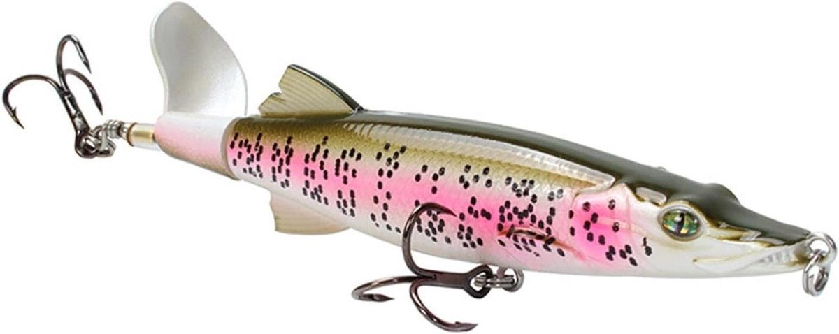 Vissen Lokken - Kunstaas Stickbait - Snoek Bass Vangen - Topwater Potlood - 13cm 16g - Groen