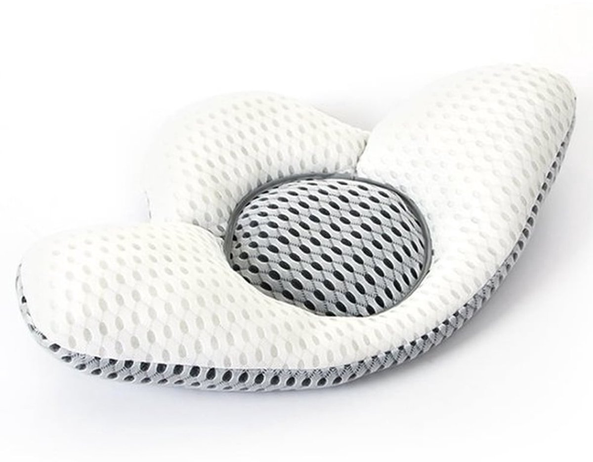 Lendenkussen 3D-pasvorm - Lendenkussen Bed - Rugkussen - Ondersteuning - Verlichting Tailleklachten - Perfecte Aanpassing - Rugsteunkussen