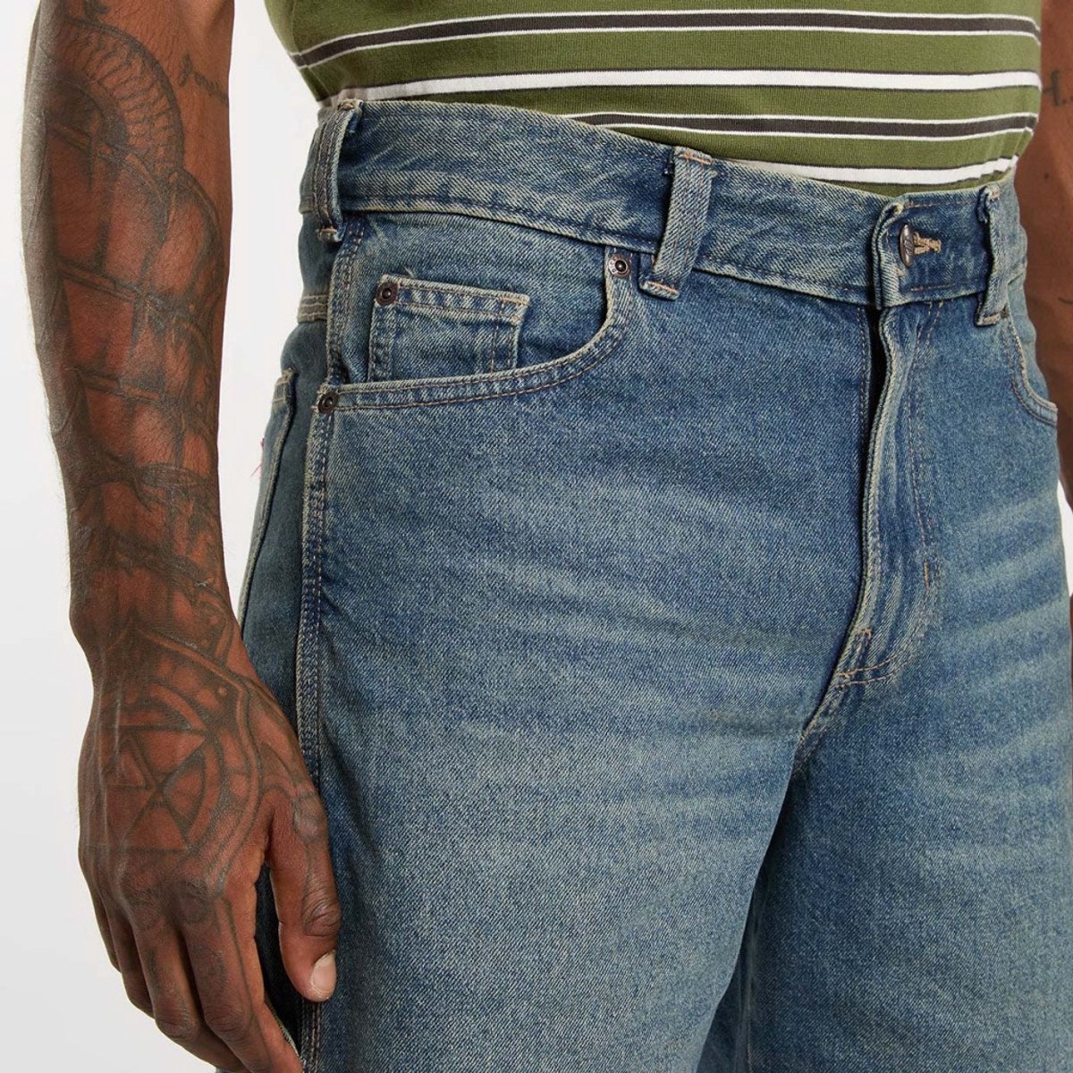 Dickies 993 11´´ Carpenter Korte Jeans 34 Man Blauw
