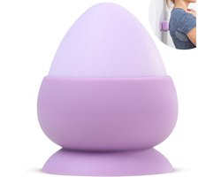 Trigger Point Zelfmassage Therapie Instrument - Violet - - Siliconen Massagebal met Zuignap - Voor Spierpijn en Spanning