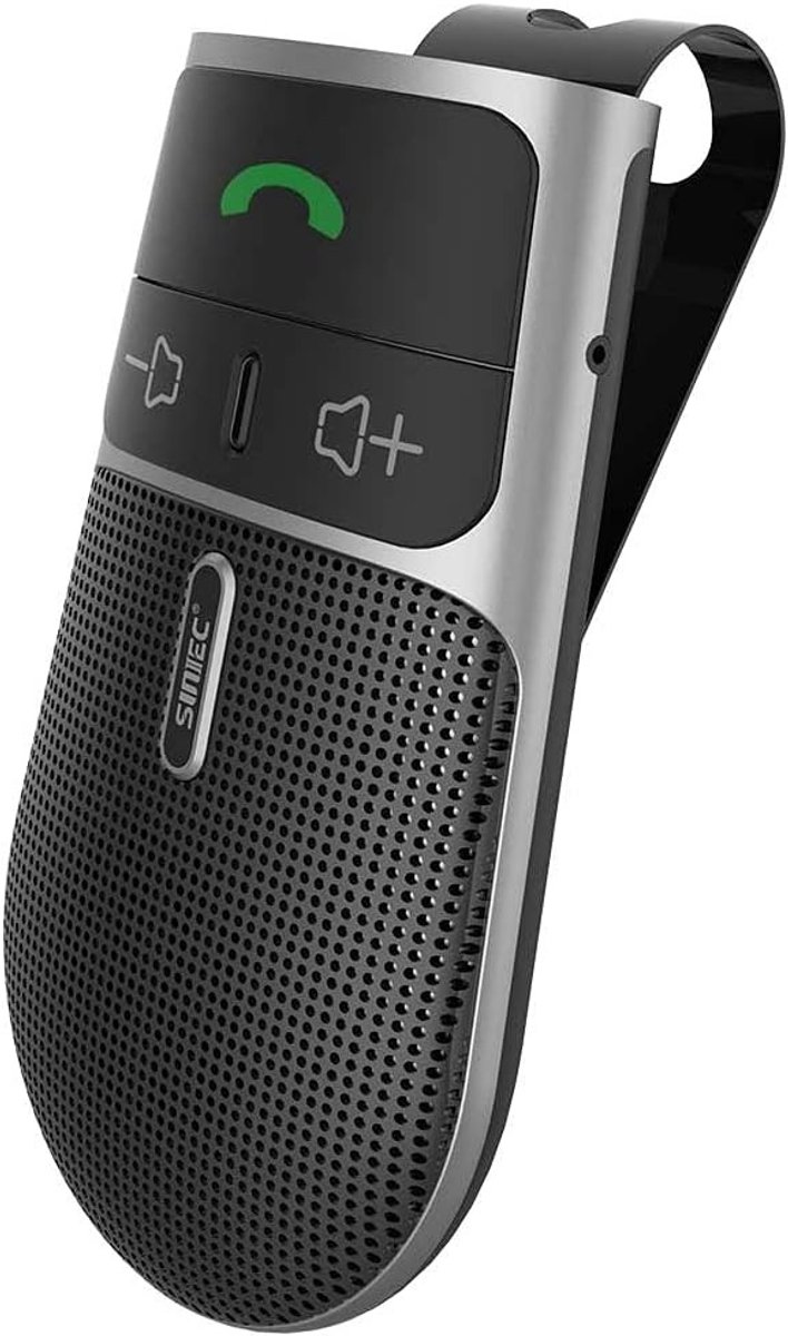 Bluetooth Carkit - Zwart - Draadloze Handsfree Kit met Visor Clip - Voor Auto