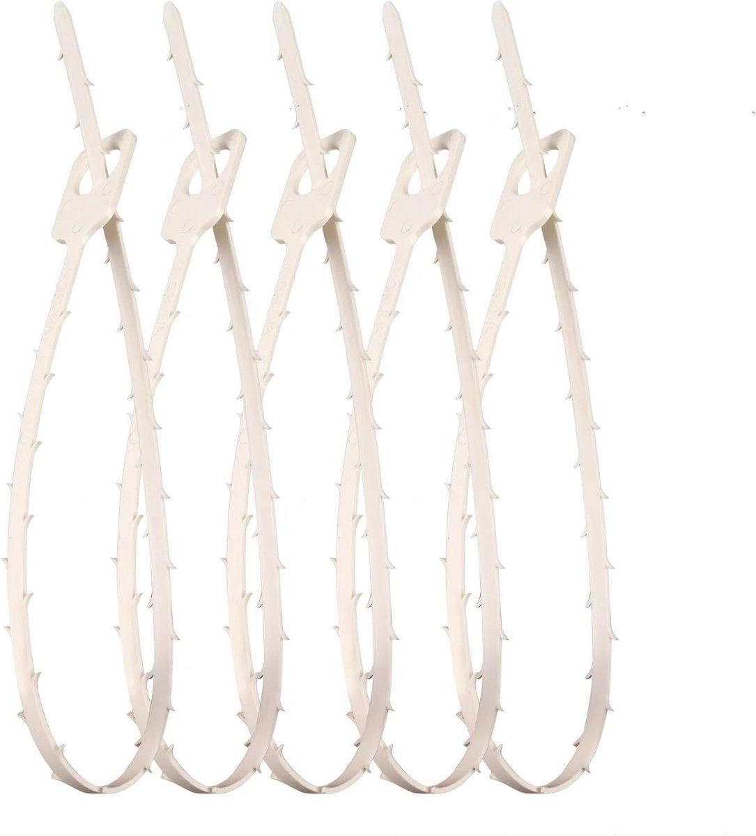 Afvoerslangen Set - Zwart - 63,5 cm - Flexibele Haarverwijderaar - Voor Toiletten en Gootstenen