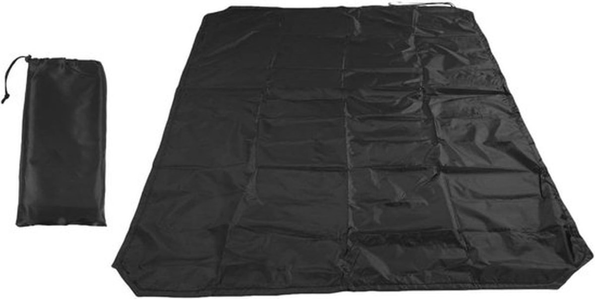 Dakklep voor Auto met Waterdichte Bescherming - Lading Rek voor SUV's en Buitenreizen, 210D Zilver Gecoate Oxford Doek (190 * 145 cm)