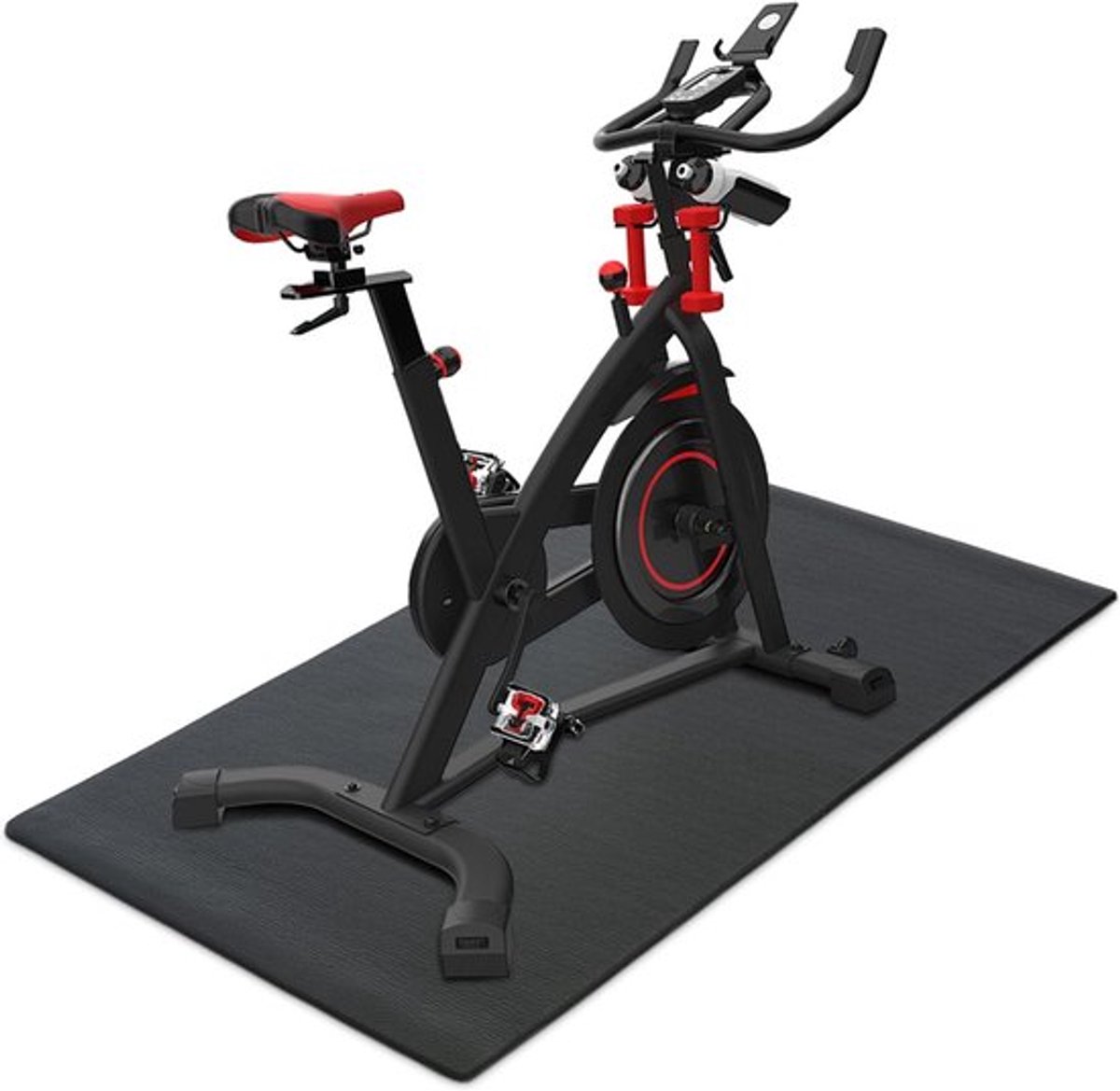 Vloerbeschermingsmatten van Hoge Dichtheid voor Sport- en Fitnessapparatuur, Antislip Trainingsmatten voor Crosstrainers, Loopbanden en Roller Trainers