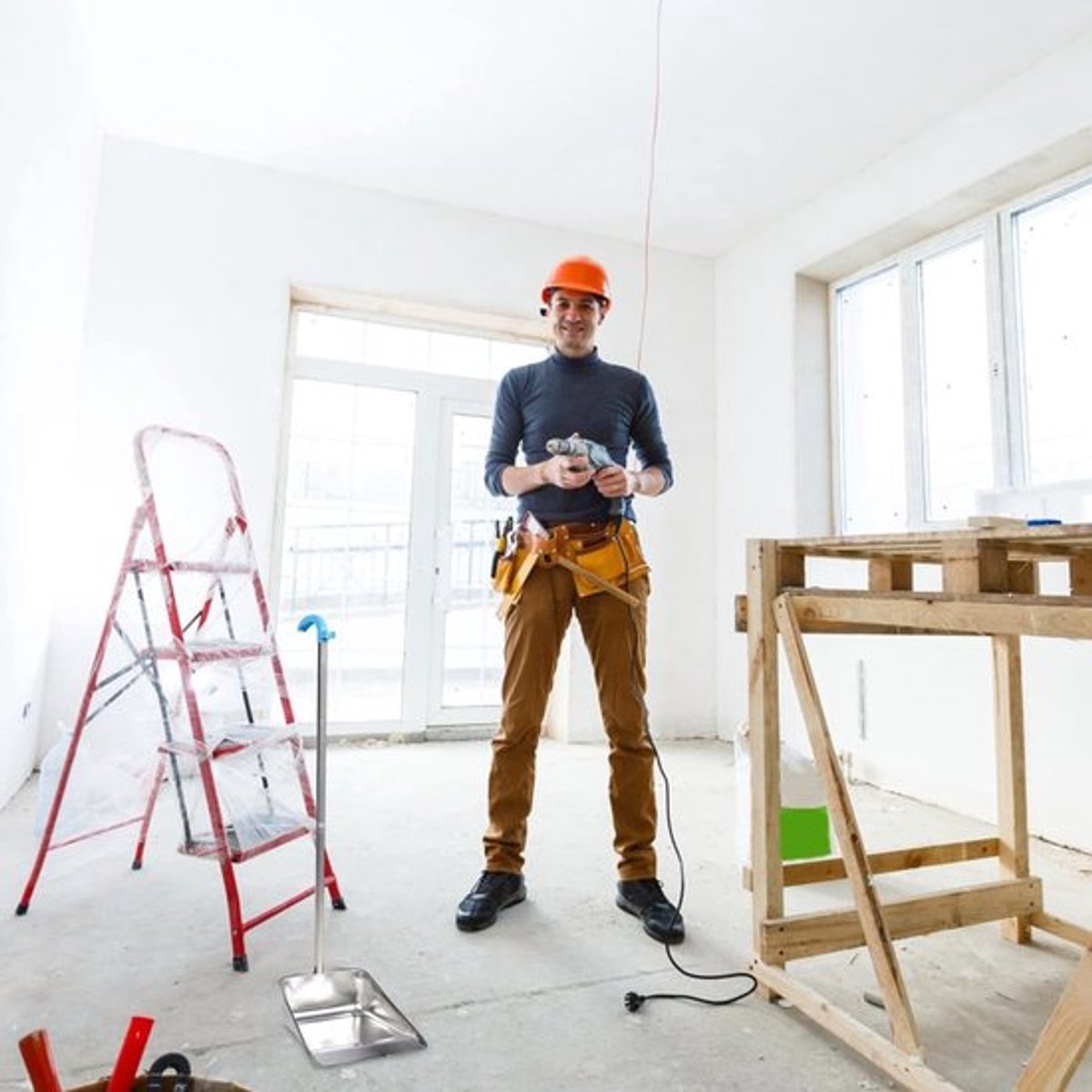 RVS Afvalschep met Lange Handgreep voor Efficiënt Opruimen in Huis en Kantoor - Duurzaam en Handig Schoonmaakgereedschap