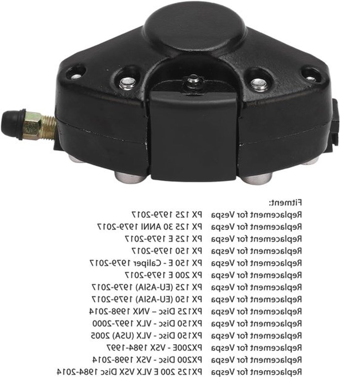 Vervangende Voorrem Hydraulische Remklauw voor Vespa PX 125, PX 150 en PX 200 - Hoogwaardige Remprestaties en Betrouwbaarheid