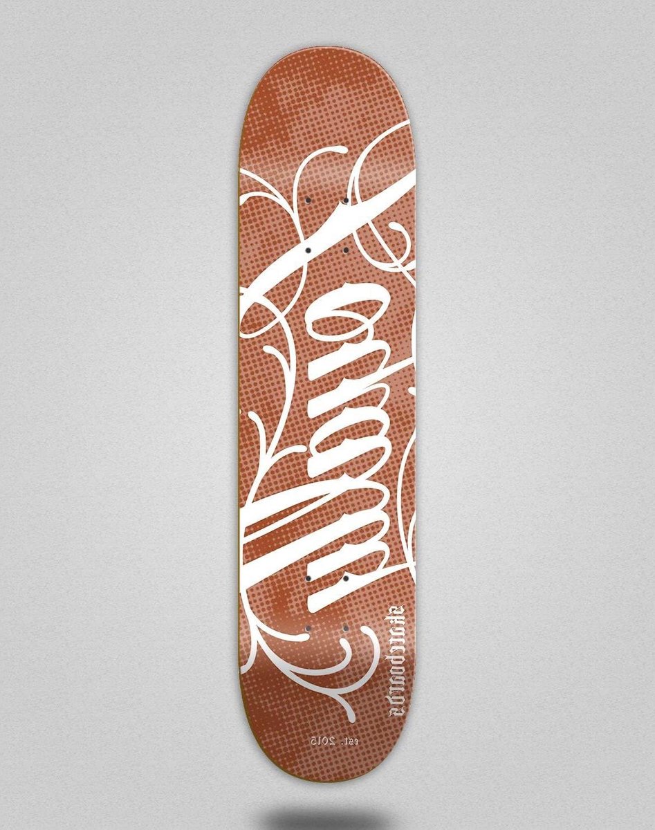 Skateboard Deck Skateboard Plank Skateboarden Loyalty Icon 7.875 inch Zandkleur