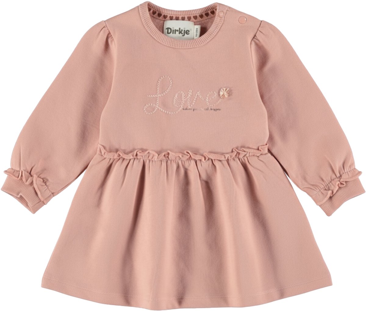 Dirkje baby Jurk Misty Rose maat 86