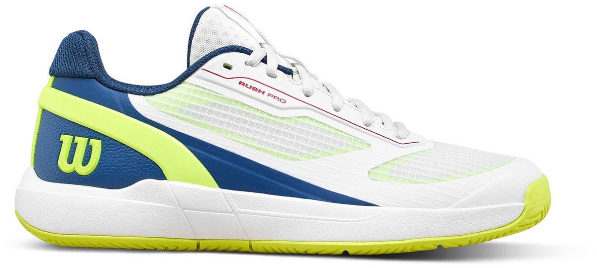 Wilson Rush Pro 5 Jr Allcourt Schoenen Wit EU 38 Kinderen