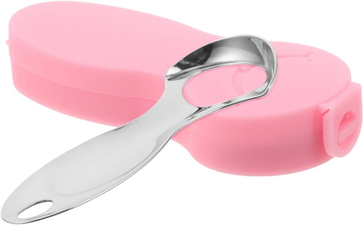 Roestvrijstalen Tongschraper - Tongreiniger Mondverzorging - Frisse Adem - Speciaal voor Kinderen - 8 cm - Zilverkleurig