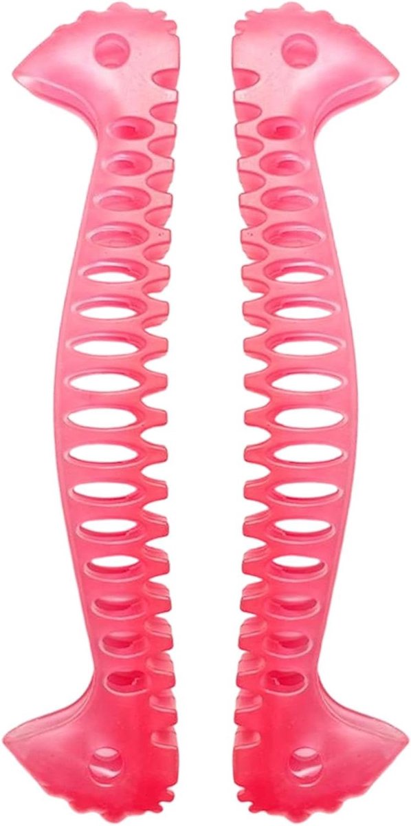 Schaatsbeschermers Paar - Soakers - Slijtage Voorkomen - Krasbestendig Elastisch - 33-38.5 cm - Roze