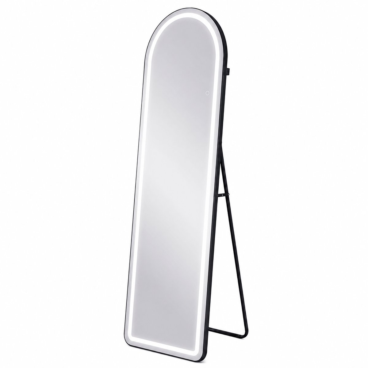 Passpiegel - met verlichting - 150 cm - boog