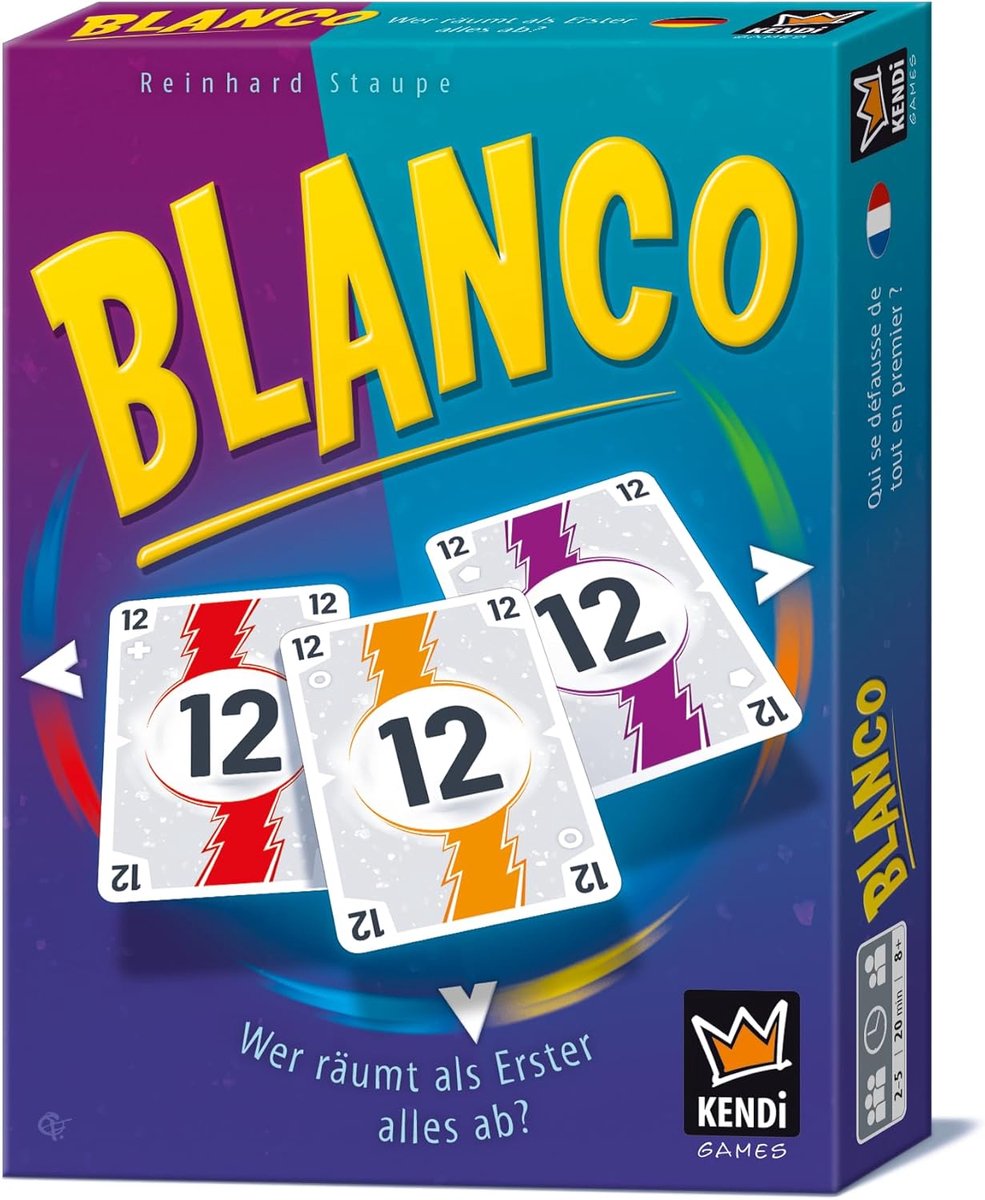 Kendi Games Blanco kaartspel, familiespel voor 2-5 spelers - ShopVlot