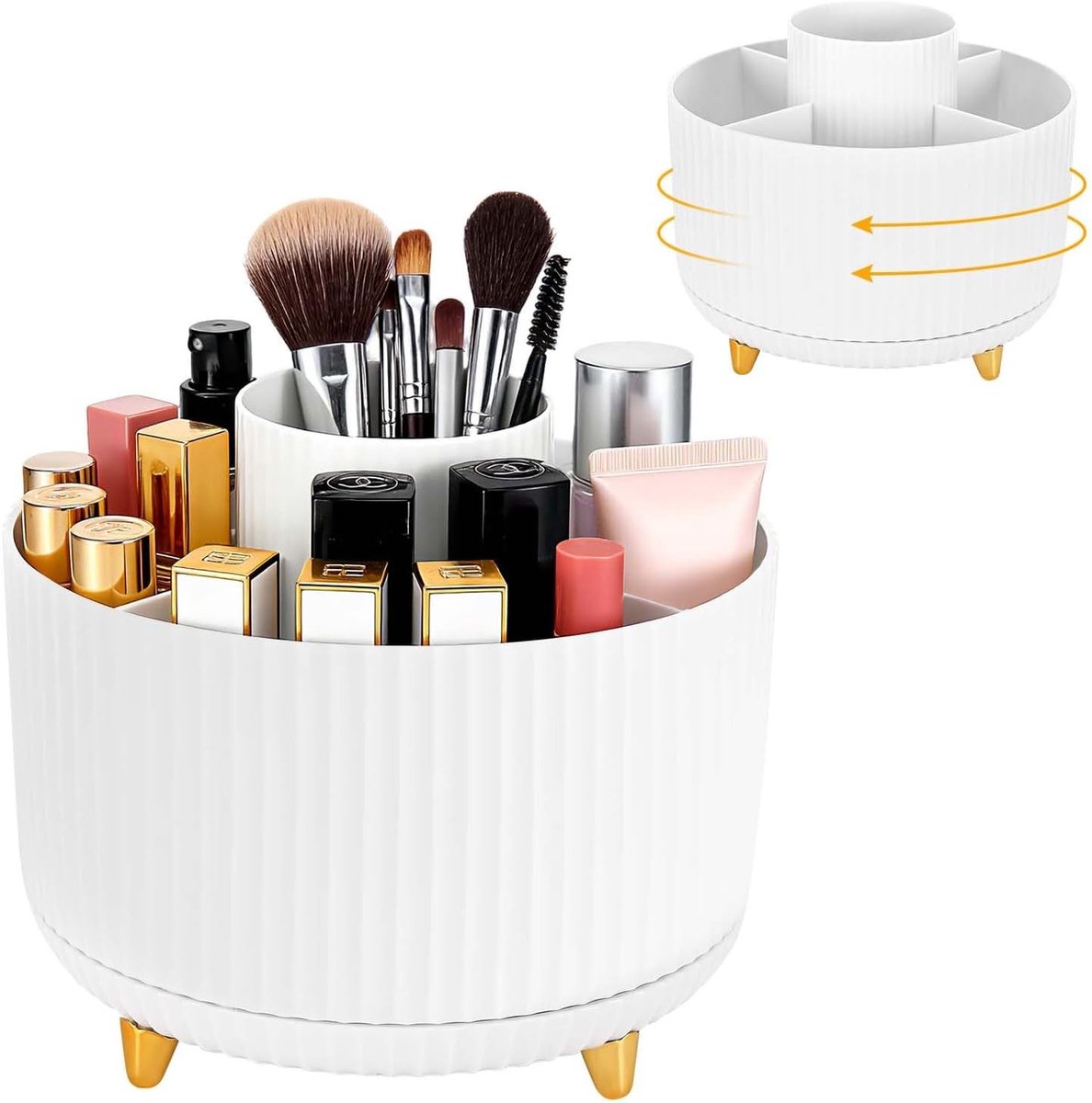 Make-up Organizer - Transparant - 1 stuk - Plastic - Voor Cosmetica