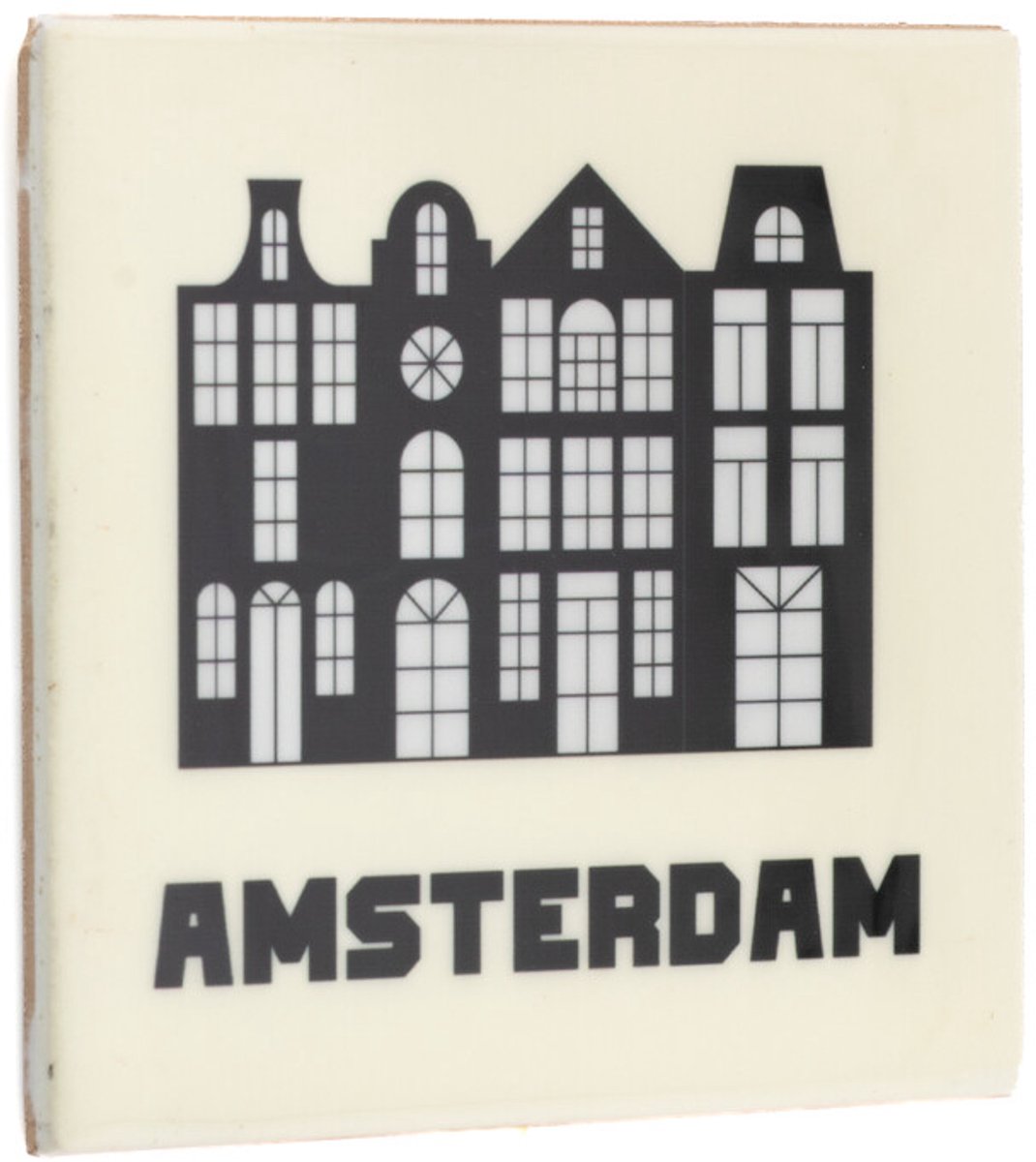 Tegeltje Amsterdamse huisjes