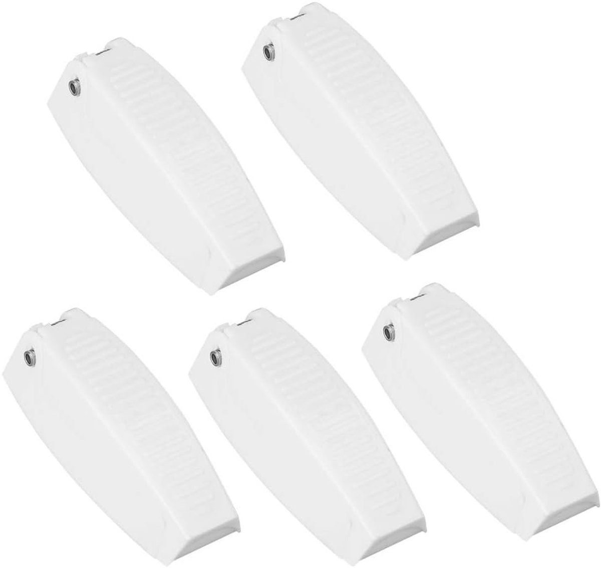 Deurhouder voor Camper - Wit - 5 Stuks - ABS Materiaal - Geschikt voor Campers en Aanhangwagens