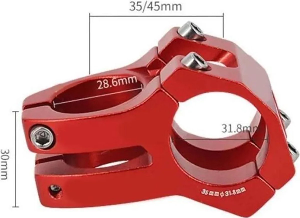 Fietsaccessoires - Decoratieve stuurpen van aluminiumlegering, 318 mm, hoge sterkte