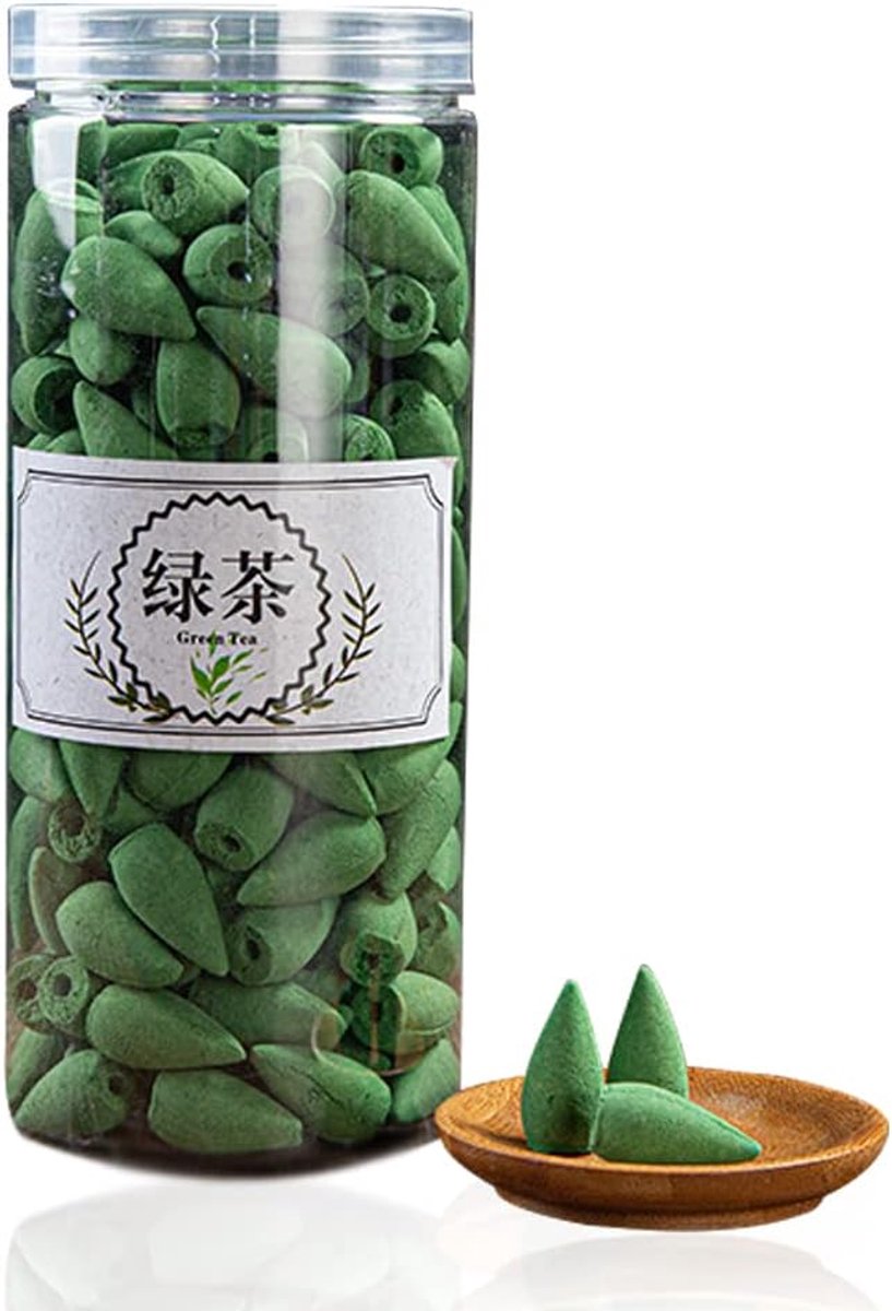 TOOYOO-DE Store 200 stuks natuurlijke terugstromende wierookkegels - backflow wierookkegels - natuurlijke wierookkegels - sticks - backflow wierookkegels - natuurlijke aroma-wierookkegels voor thuisgeur - verjaardag - jubileum - cadeau - tea