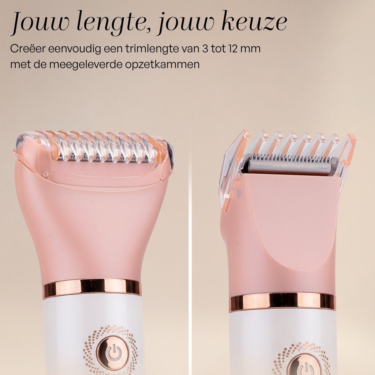 3-in-1 Ladyshave Gezicht - Oksels - Benen - Bikinilijn - Sansbeauté® - Scheerapparaat Vrouw - Ontharingsapparaat - Gezichtsontharing Dames - Trimmer Vrouw Intiem - Ladyshaves Bikini - USB Oplaadbaar thumbnail 3