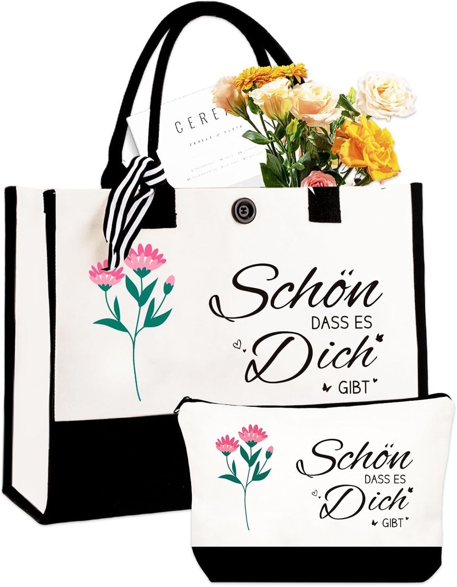 Cadeauset voor vrouwen met stijlvolle draagtas, gepersonaliseerde geschenken en accessoires