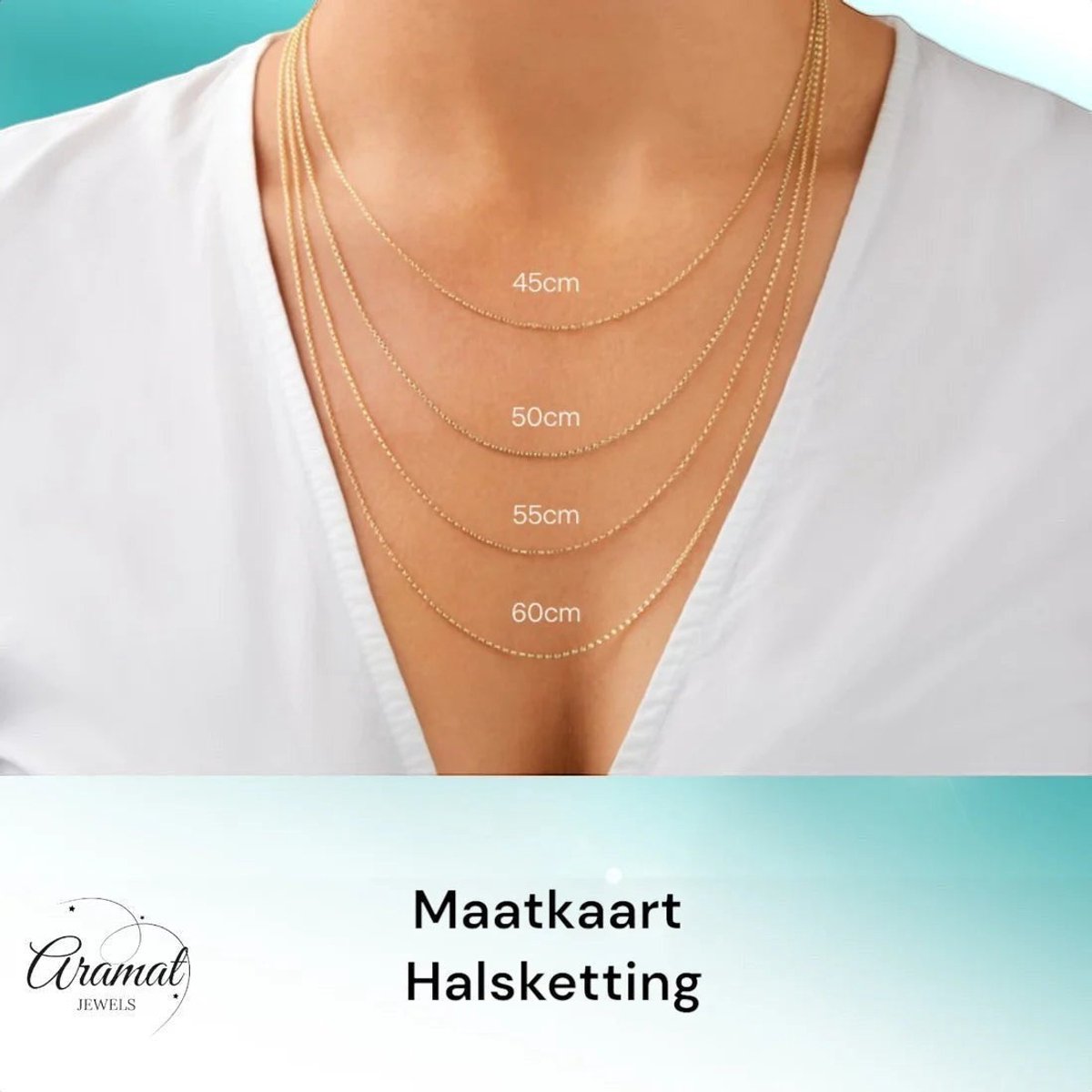 Stalen Fantasie Jasseron Ketting Goudkleurig RVS – 2.5mm - 55cm