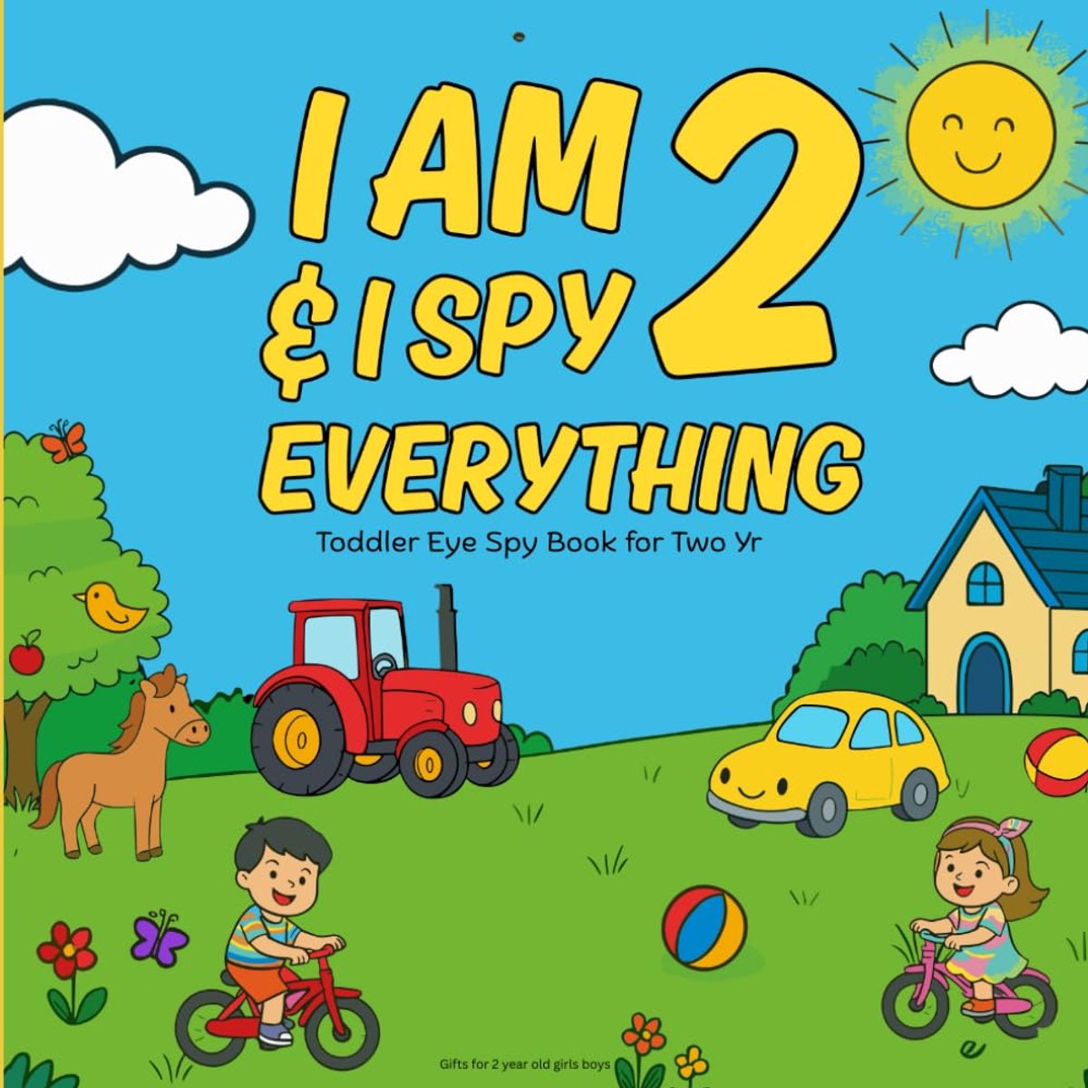 Gifts for 2 Year Old Girls Boys : I Am 2 & I Spy Everything : Toddler Eye Spy Book for Two Yr: Fun Search & Find - ShopVlot