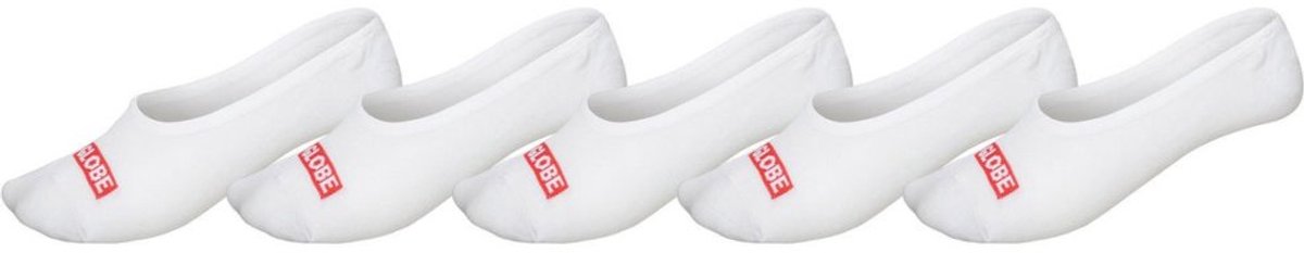 Globe Stealth Sokken 5 Paren Wit EU 36 1/2-41 Man