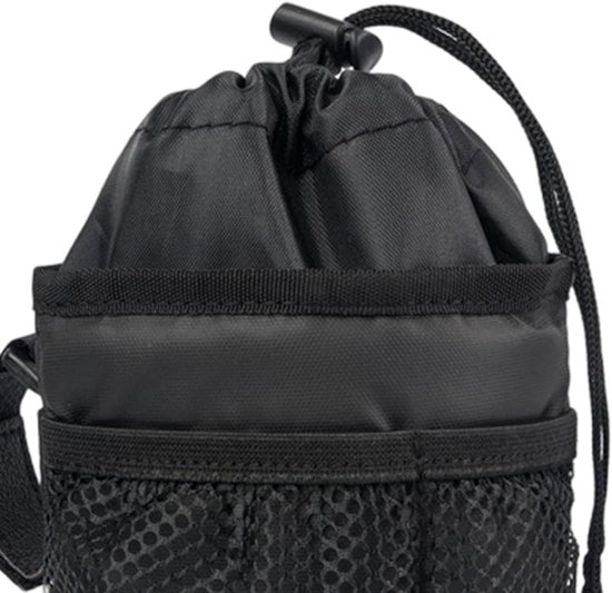 Fiets Bidonhouder - Stuur Tas - Outdoor Fietsen - Verstelbaar En Geïsoleerd - 20x10.5x10.5cm - Zwart — afbeelding 5
