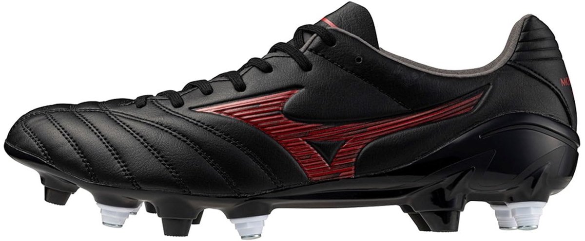 Mizuno Monarcida Neo III Pro Mix - Voetbalschoenen - Zwart Rood - 45