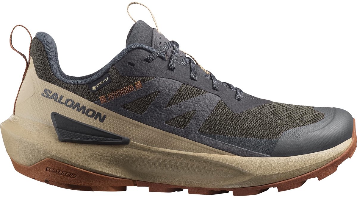Salomon Elixir Activ GTX M - Wandelschoenen - Grijs Beige - 42
