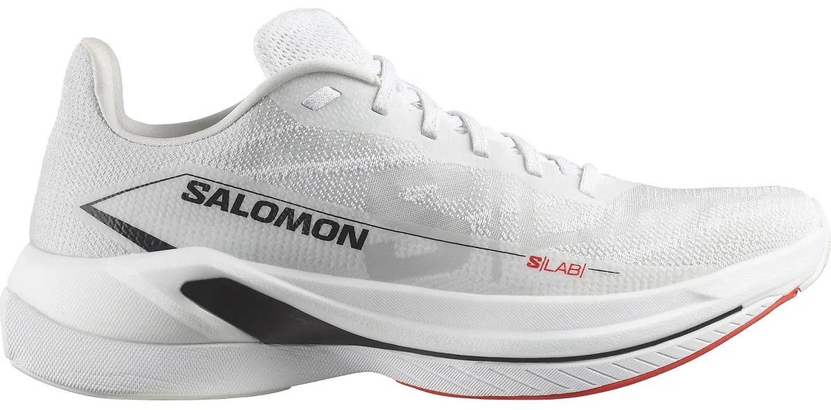 SALOMON S/LAB Spectur - Hardloopschoenen - White/fiery red/black - 46