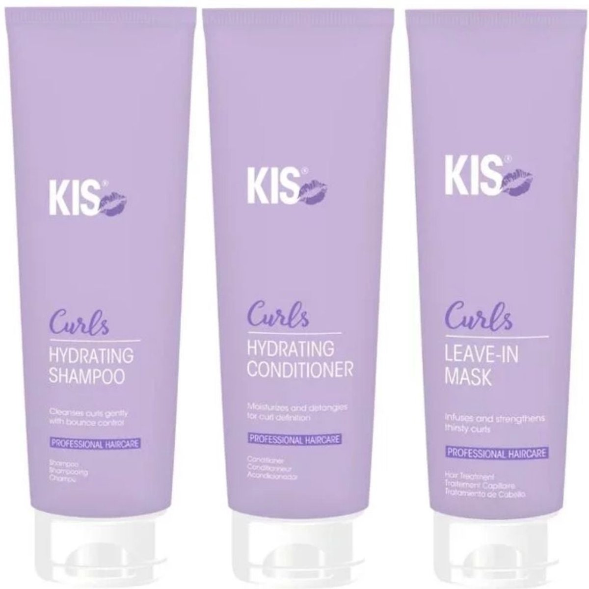 KIS - Curls Shower & Shine Set - 300+250+150ml